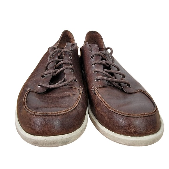 Olukai Nalukai Kala Slip On Casual Shoe Brown Tan Leather Comfort Mens 9 main image 4